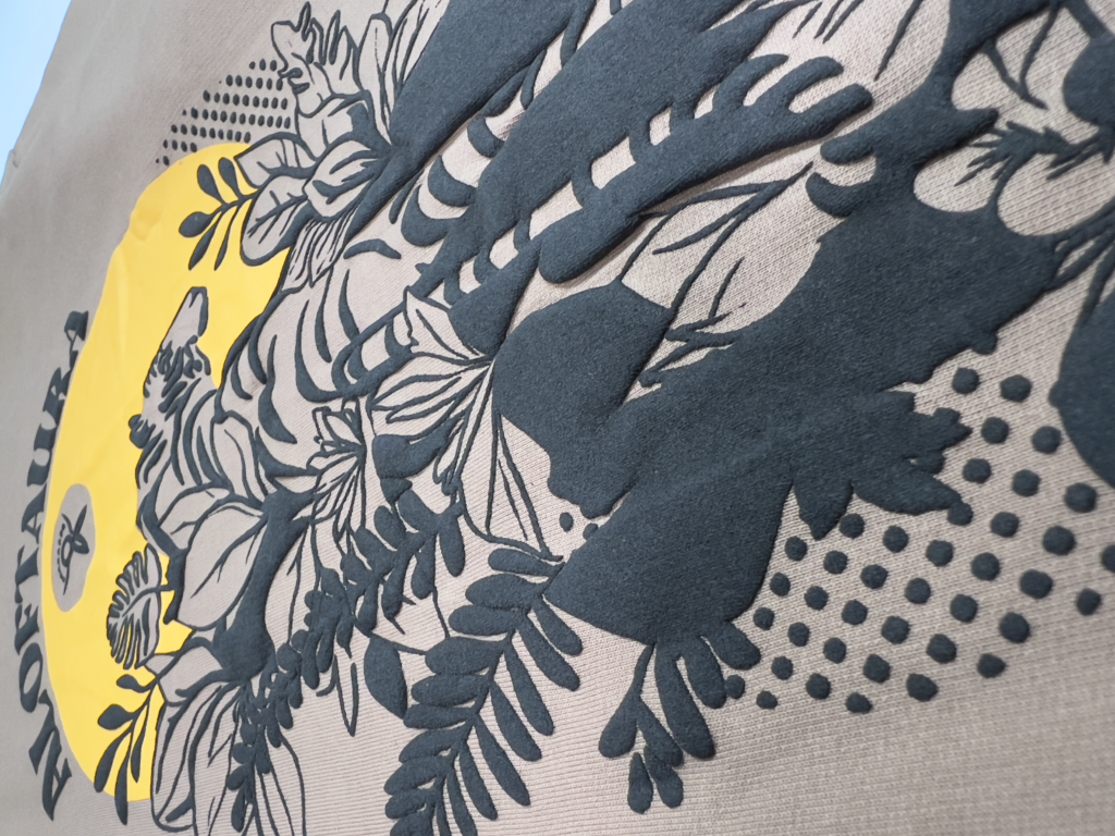 Eye Of The Tiger | Beige Cotton Relaxed Fit